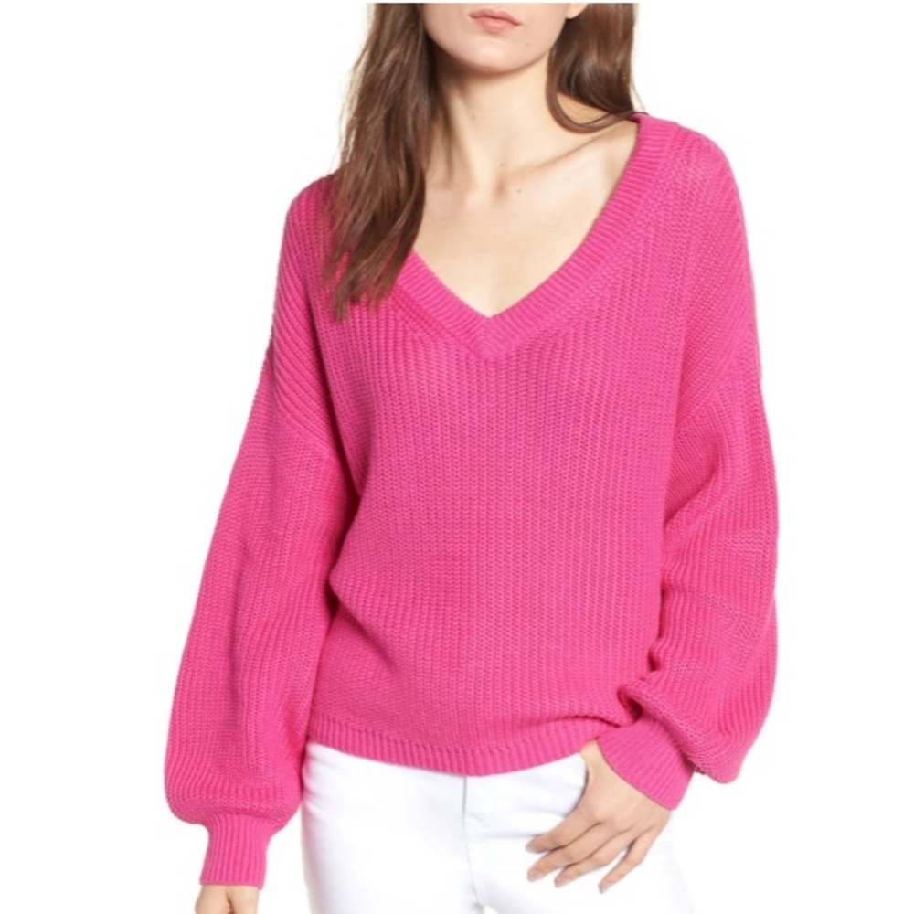 BP Nordstrom pink sweater
